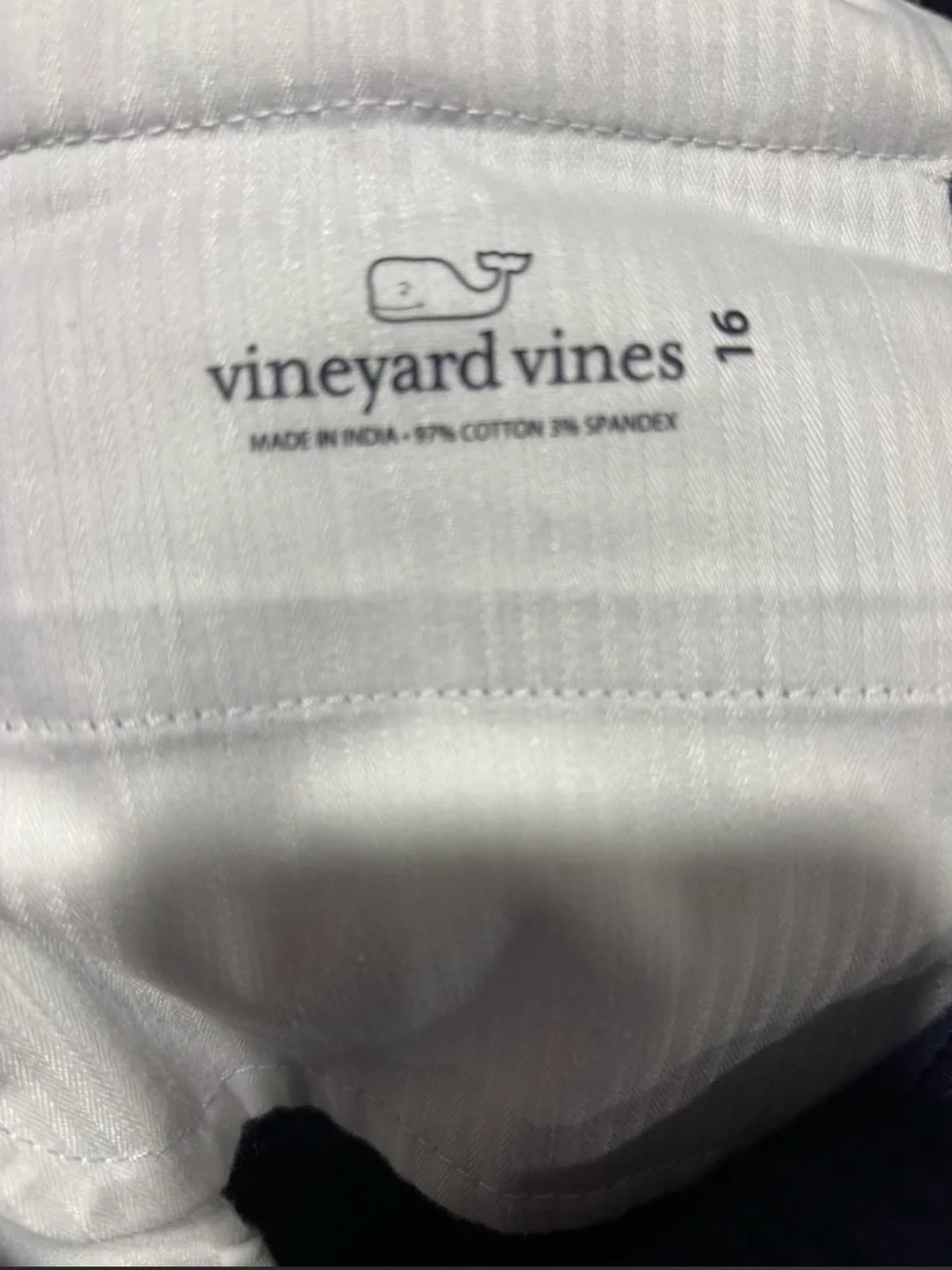 Vineyard Vines Navy Elastic-Waist Casual Pants